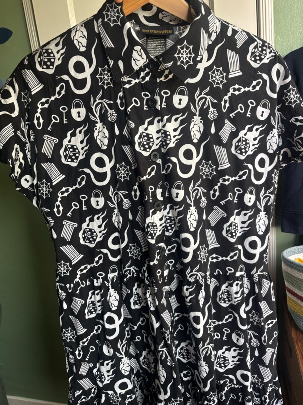 Nooworks Eloise Dress; Odin print, size Medium - Picture 4 of 5